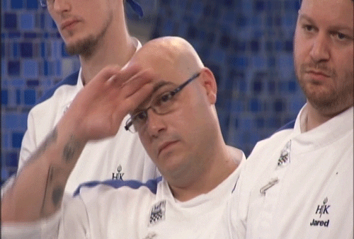 sweating fox tv GIF by Hell's Kitchen