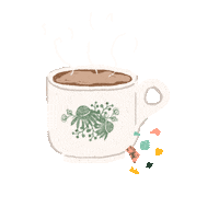 Coffee Drink Sticker by weekendsundries