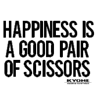 Happy Hair Sticker by Kyone Scissors