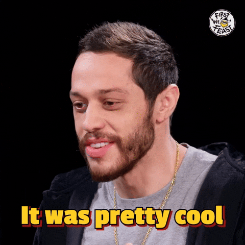 Awesome Pete Davidson GIF by First We Feast