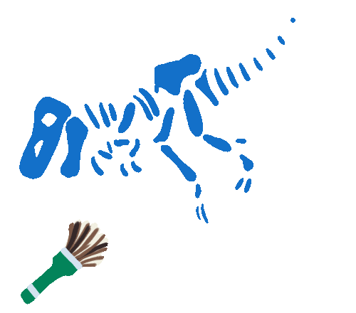 T-Rex Dinosaur Sticker by 1212