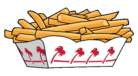 French Fries Potato Sticker by In-N-Out Burger