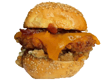 Fried Chicken Cheese Sticker by foodbabyny