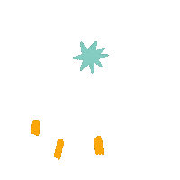 loukoumh star new post post colors Sticker