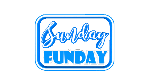 Happy Sunday Text Sticker by OpticalArtInc.