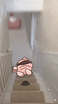 Fall Down The Stairs GIF