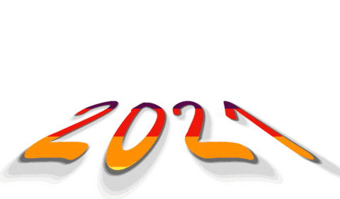 Happy New Year Fireworks Sticker
