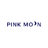 pinkmoonco pink moon moon phases pink moon Sticker