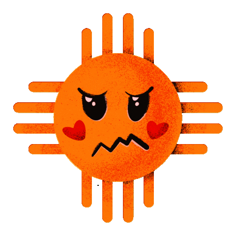 Angry New Mexico Sticker