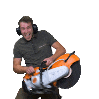 mekertuinen stihl hovenier meker tuinen tuinman Sticker