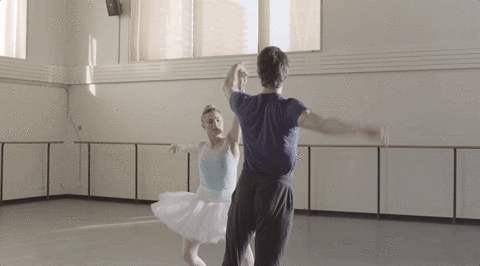 partnering lincoln center GIF by New York City Ballet