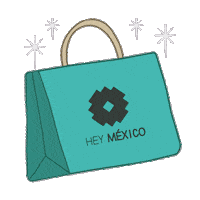 heymexico mexico moda artesanal shoppingbag Sticker