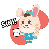 Rabbit Deer Sticker by Accurate Indonesia