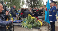 Ceremony Held in Bucha for Dead Pilot Who Defended Kyiv