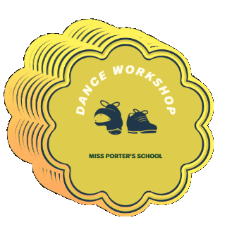Dance Tap Sticker by Miss Porter's School