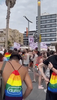 Large Crowds Gather in Tel Aviv for Pride Parade
