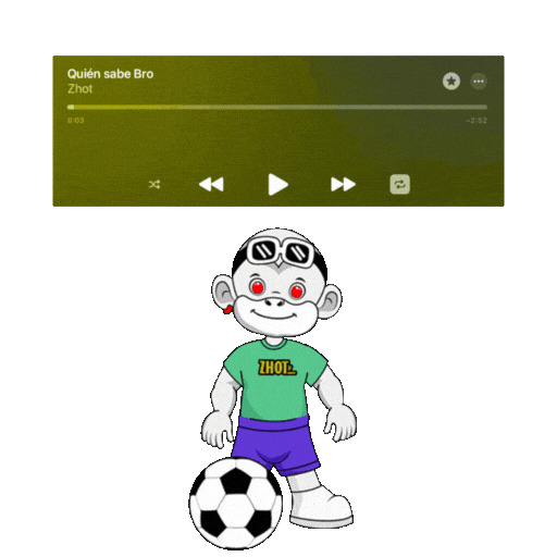 Jugar Apple Music Sticker by Zhot