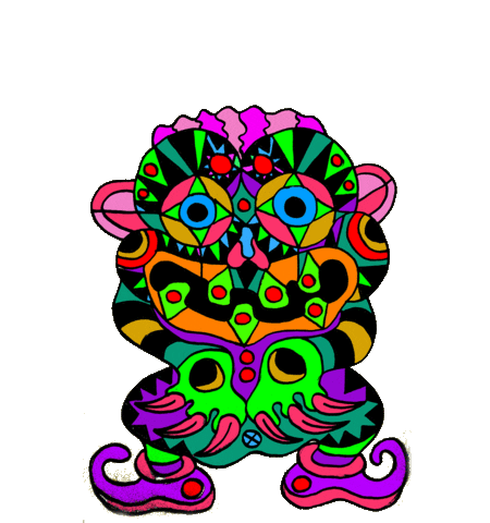 Pop Art Halloween Sticker