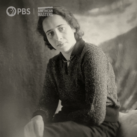 Hannah Arendt GIF by American Masters on PBS