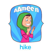 Insha Allah Festivals Sticker by Hike Messenger