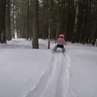 Mic'd Up Toddler Hits the Slopes in BC