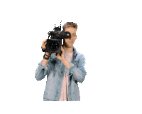 Thijsmedia camera lachen cameraman denbosch Sticker