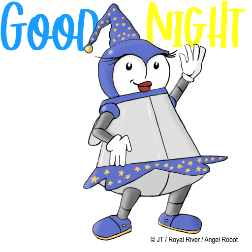 Night Robot Sticker by Royalrivermusik