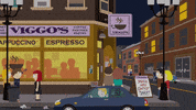 walking city GIF by South Park 