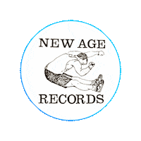 newagerecords straight edge straightedge new age records newagerecords Sticker