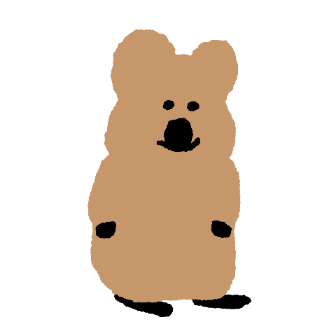 Emoji Quokka Sticker by Dinotaeng