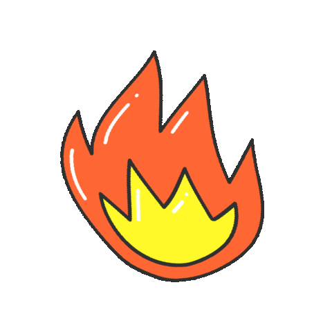 acis_energia giphygifmaker hot summer fire Sticker