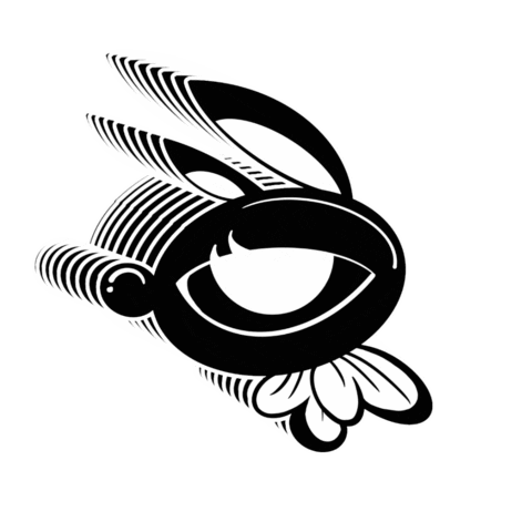 Eye Flying Sticker