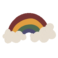 Rainbow Sky Sticker