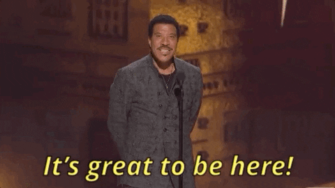 its great to be here lionel richie GIF by The 52nd Annual CMA Awards