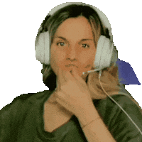 Mirada Pensando Sticker