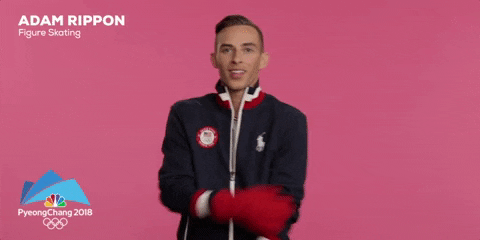 skating adam rippon GIF by NBC Olympics