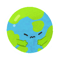 Scared Global Warming Sticker by Ai and Aiko