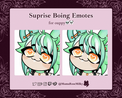 MamaRoseMilky giphyupload commission mamarosemilky boing emote GIF