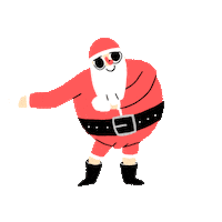 Merry Christmas Dance Sticker by Happy Motion