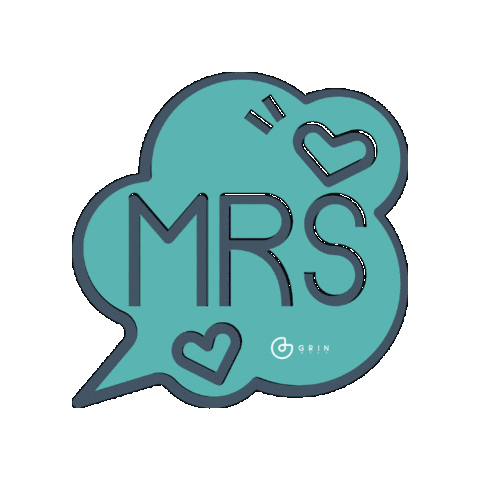 Wedding Mrs Sticker by GRIN accs