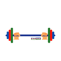 Work Gym Sticker by 100PLUS Singapore