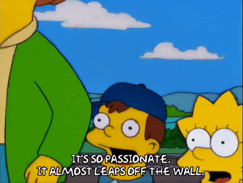 happy lisa simpson GIF