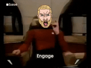 Engage Star Trek GIF by Based Chad