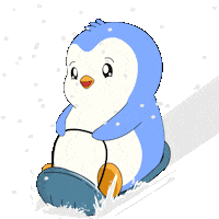 Fun Snow Sticker by Pudgy Penguins