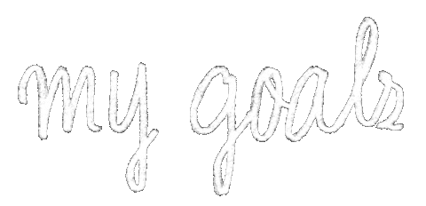 My Goals Sticker