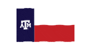 texas am flag Sticker by Texas A&M University