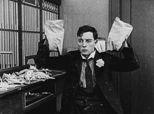 buster keaton yay i get to remake this gif GIF by Maudit