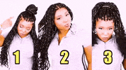 youtuber black girl braids black hair braid GIF