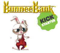 bunny kickstarter Sticker