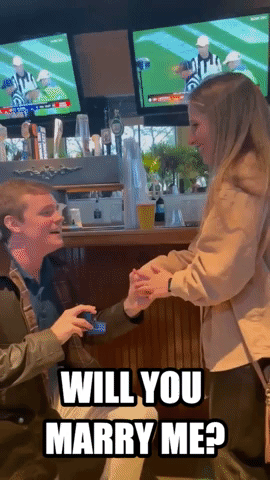 Man Proposes to Girlfriend at His Surprise Party